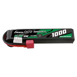 Gens ACE Li-Pol Battery 11.1V 1000mAh, 25C, T-Dean - Buffer Stick Gens ACE Li-Pol Battery 11.1V 1000mAh, 25C, T-Dean - Buffer Stick