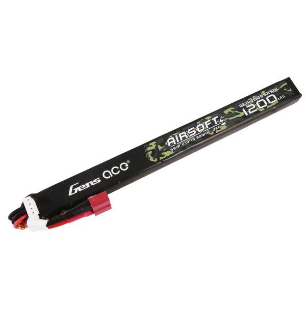 Gens ACE Li-Pol Battery 11.1V 1200mAh, 25C, T-Dean - Stick Gens ACE Li-Pol Battery 11.1V 1200mAh, 25C, T-Dean - Stick