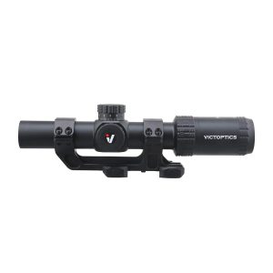 VictOptics LPVO Riflescope S6 1–6x24 + One-Piece Mount - Black