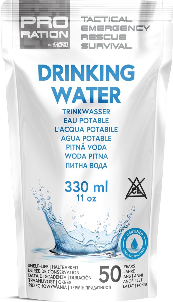 PRO-RATION EMERGENCY WATER BOX Pack (47 × 330 ml) PRO-RATION EMERGENCY WATER BOX Pack (47 × 330 ml)