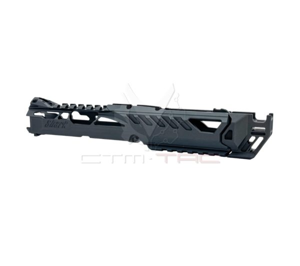 CTM AAP-01 FUKU-2 SHARK Cutout CNC Upper Set - Black CTM AAP-01 FUKU-2 SHARK Cutout CNC Upper Set - Black