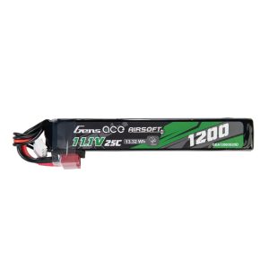 Gens ACE Li-Pol Battery 11.1V 1200mAh, 25C, T-Dean - Buffer Stick (126 mm) Gens ACE Li-Pol Battery 11.1V 1200mAh, 25C, T-Dean - Buffer Stick (126 mm)