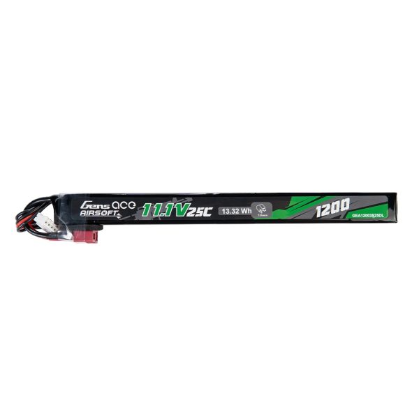 Gens ACE Li-Pol Battery 11.1V 1200mAh, 25C, T-Dean - Stick Gens ACE Li-Pol Battery 11.1V 1200mAh, 25C, T-Dean - Stick