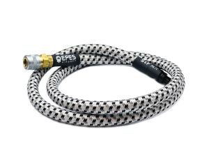 EPeS HPA S&F Braided Hose, 100cm, QD Foster - White / Grey EPeS HPA S&F Braided Hose, 100cm, QD Foster - White / Grey