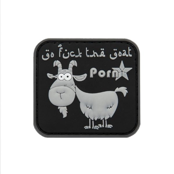 3D PVC PORN* GOAT Patch - Black 3D PVC PORN* GOAT Patch - Black