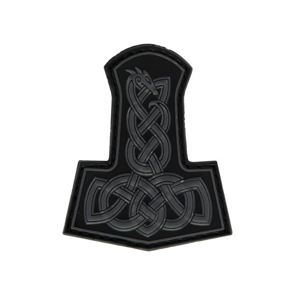 3D PVC THORS HAMMER Patch - Black 3D PVC THORS HAMMER Patch - Black