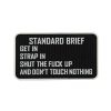 3D PVC STANDARD BRIEF Patch - Black 3D PVC STANDARD BRIEF Patch - Black
