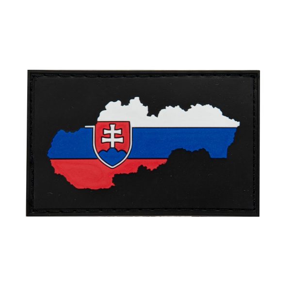 3D PVC SLOVAK FLAG Patch - Colorful 3D PVC SLOVAK FLAG Patch - Colorful