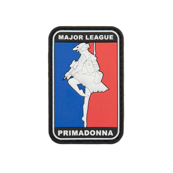 3D PVC MAJOR LEAGUE PRIMADONNA Patch - Colorful 3D PVC MAJOR LEAGUE PRIMADONNA Patch - Colorful