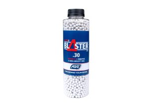 ASG ALPHA Blaster BBs 0,30g, 3300 BBs - White ASG ALPHA Blaster BBs 0,30g, 3300 BBs - White