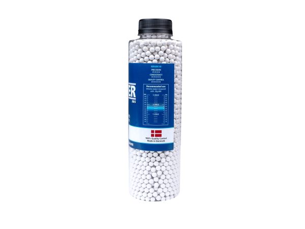 ASG BETA Blaster BBs 0,30g, 3300 BBs - White ASG BETA Blaster BBs 0,30g, 3300 BBs - White