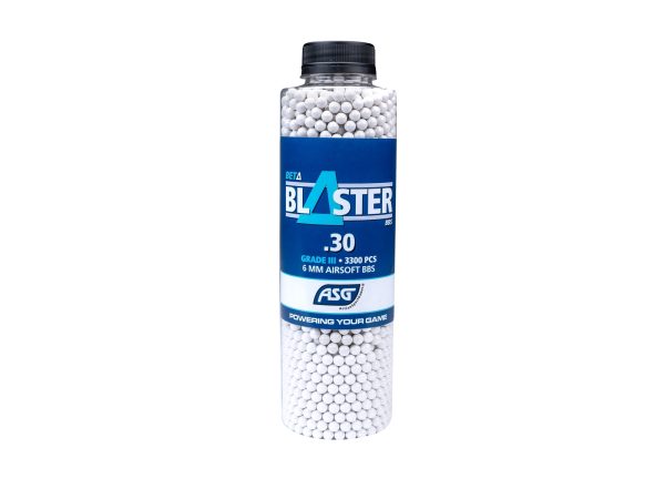 ASG BETA Blaster BBs 0,30g, 3300 BBs - White ASG BETA Blaster BBs 0,30g, 3300 BBs - White
