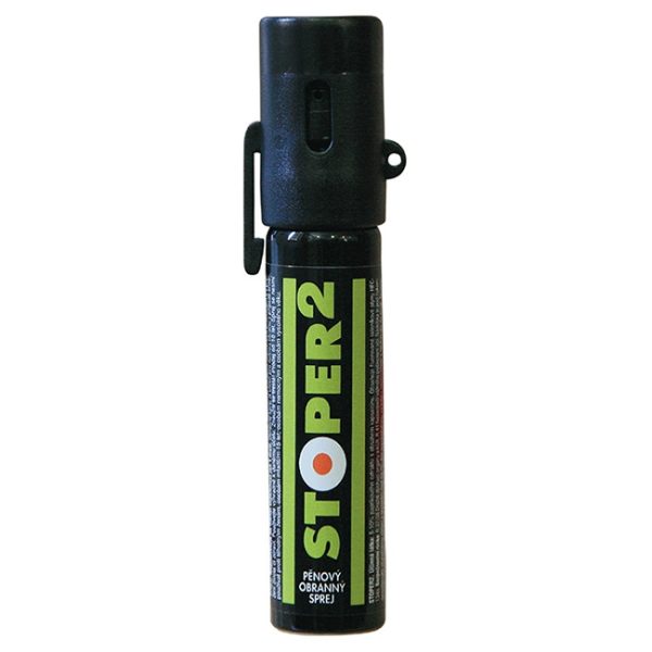 A1 STOPER 2 Foam Pepper Spray with Belt Clip - 20 ml A1 STOPER 2 Foam Pepper Spray with Belt Clip - 20 ml