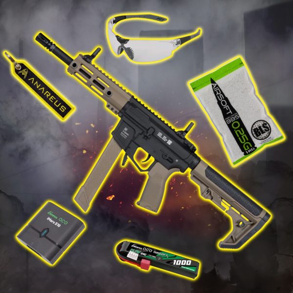 STARTER PACK Set SA AR9 Light Ops (SA-FX01 FLEX™ HAL ETU™) - Black / Tan STARTER PACK Set SA AR9 Light Ops (SA-FX01 FLEX™ HAL ETU™) - Black / Tan