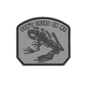 3D gumová nášivka DON´T TREAD ON ME - FROG Patch - Grey 3D gumová nášivka DON´T TREAD ON ME - FROG Patch - Grey
