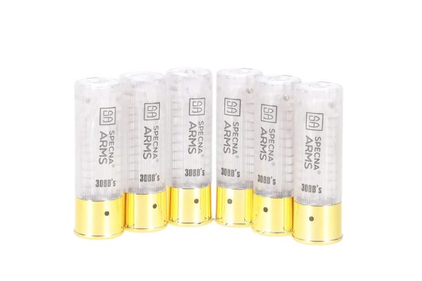 SA VAPOR™ Shotgun Cartridges 6-Pack, 30 BBs - Transparent