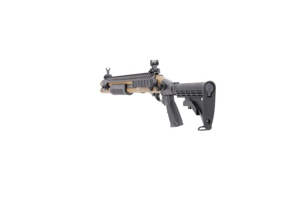 SA-VGS8 VAPOR™ Tactical Rail GNB Shotgun – Black / Tan SA-VGS8 VAPOR™ Tactical Rail GNB Shotgun – Black / Tan