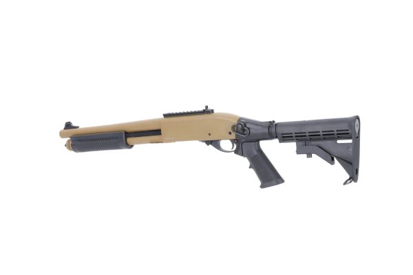 SA-VGS6 VAPOR™ Police Version GNB Shotgun – Black / Tan SA-VGS6 VAPOR™ Police Version GNB Shotgun – Black / Tan