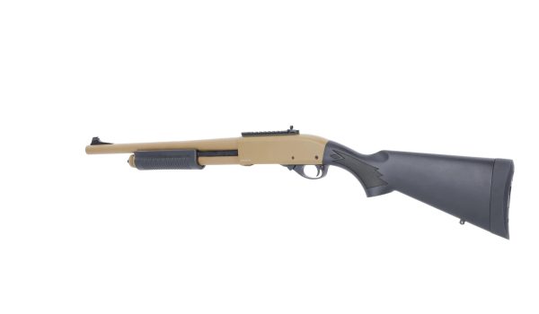 SA-VGS4 VAPOR™ 870 Tactical GNB Shotgun – Black / Tan SA-VGS4 VAPOR™ 870 Tactical GNB Shotgun – Black / Tan