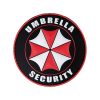 3D PVC UMBRELLA SECURITY Patch - Black / Red 3D PVC UMBRELLA SECURITY Patch - Black / Red