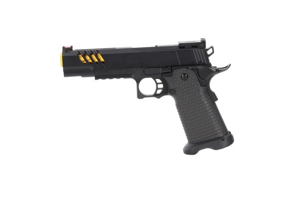 SA Hi-Capa SA-VGP10 VAPOR™ GBB Pistol – Black / Gold SA Hi-Capa SA-VGP10 VAPOR™ GBB Pistol – Black / Gold