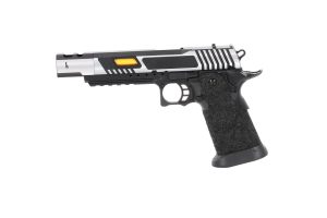 SA Hi-Capa SA-VGP20 VAPOR™ OR GBB Pistol – Silver / Black