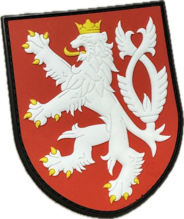 3D PVC CZECH LION Patch - Red 3D PVC CZECH LION Patch - Red