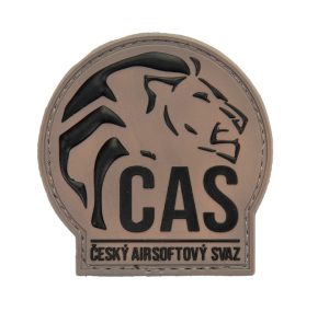 3D PVC Czech Airsoft Association Patch - Tan 3D PVC Czech Airsoft Association Patch - Tan