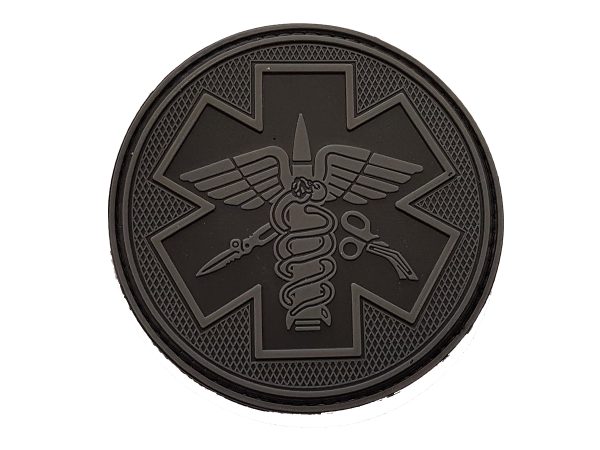 3D PVC MEDIC Patch - Grey 3D PVC MEDIC Patch - Grey