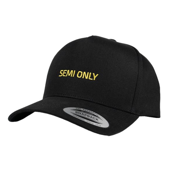ANAREUS SEMI ONLY YP5 Cap - Black SEMI ONLY YP5 Cap - Black
