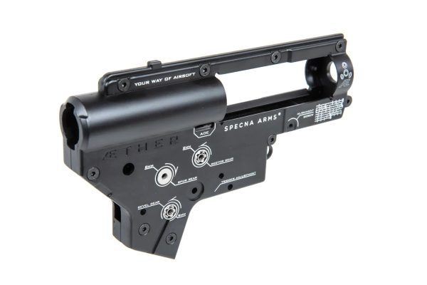SA Reinforced ÆTHER™ V2 Gearbox Shell with Bearings (8 mm) - Black SA Reinforced ÆTHER™ V2 Gearbox Shell with Bearings (8 mm) - Black