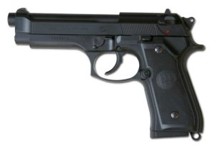TM Spring Powered Pistol Model 92F - Black (no markings) TM Spring Powered Pistol Model 92F - Black (no markings)