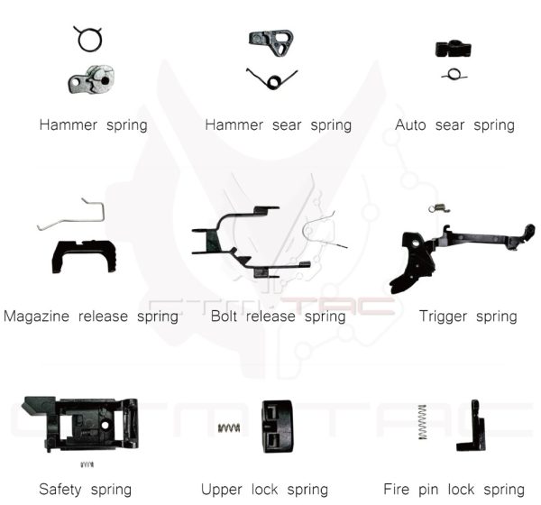 CTM Spare Spring Set for AAP-01 (9 Pcs)