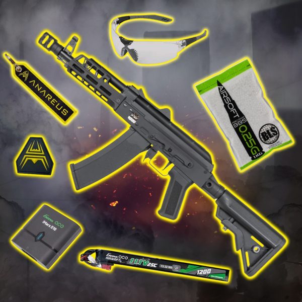 STARTER PACK Set SA AK-74U M-LOK (SA-J83 CORE™ HAL ETU Gen2) - Black STARTER PACK Set SA AK-74U M-LOK (SA-J83 CORE™ HAL ETU Gen2) - Black