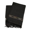 Traditional Cotton Throw PATOO – Dark Grey Traditional Cotton Throw PATOO – Dark Grey