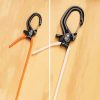 NITE IZE CamJam™ SlideLock® Rope Tightener Carbine, Size S - Black NITE IZE CamJam™ SlideLock® Rope Tightener Carbine, Size S - Black