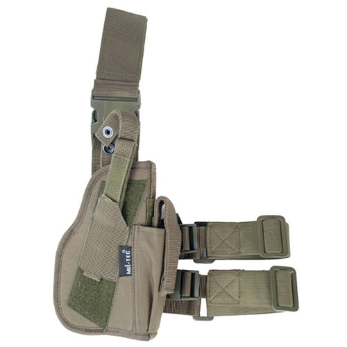 MIL-TEC Tactical Drop-Leg Holster, Right-Handed - Green