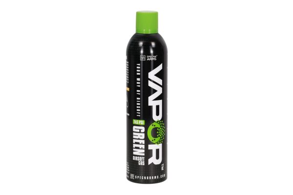 SA VAPOR™ Airsoft Green Gas 145 PSI (600 ml) - Green SA VAPOR™ Airsoft Green Gas 145 PSI (600 ml) - Green