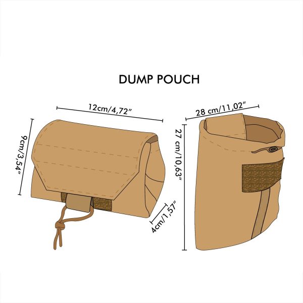 Novritsch Self-Opening Dump Pouch - Amber Novritsch Self-Opening Dump Pouch - Amber