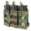 SATAC Open MOLLE Pouch for 3 Magazines M4 / AR15 - Woodland SATAC Open MOLLE Pouch for 3 Magazines M4 / AR15 - Woodland