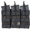 SATAC Open MOLLE Pouch for 3 Magazines M4 / AR15 - MC Black SATAC Open MOLLE Pouch for 3 Magazines M4 / AR15 - MC Black