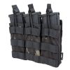 SATAC Open MOLLE Pouch for 3 Magazines M4 / AR15 - MC Black SATAC Open MOLLE Pouch for 3 Magazines M4 / AR15 - MC Black