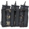 SATAC Open MOLLE Pouch for 3 Magazines M4 / AR15 - MC Black SATAC Open MOLLE Pouch for 3 Magazines M4 / AR15 - MC Black