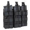 SATAC Open MOLLE Pouch for 3 Magazines M4 / AR15 - Black SATAC Open MOLLE Pouch for 3 Magazines M4 / AR15 - Black