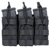 SATAC Open MOLLE Pouch for 3 Magazines M4 / AR15 - Black SATAC Open MOLLE Pouch for 3 Magazines M4 / AR15 - Black