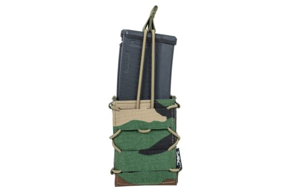 SATAC Open MOLLE Pouch for M4 / AK Magazine - Woodland SATAC Open MOLLE Pouch for M4 / AK Magazine - Woodland