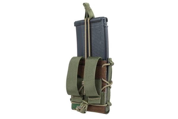 SATAC Open MOLLE Pouch for M4 / AK Magazine - Woodland SATAC Open MOLLE Pouch for M4 / AK Magazine - Woodland