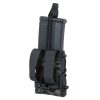SATAC Open MOLLE Pouch for M4 / AK Magazine - MC Black SATAC Open MOLLE Pouch for M4 / AK Magazine - MC Black