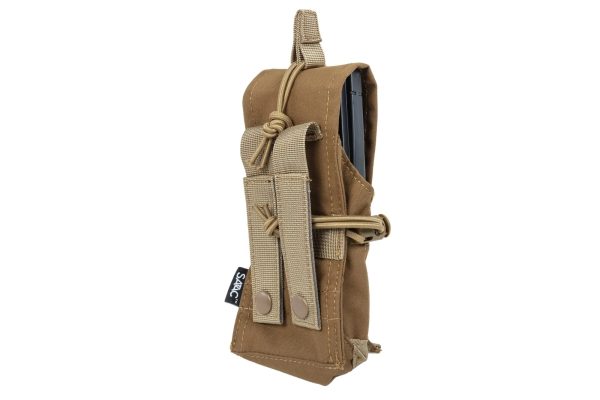 SATAC Universal MOLLE Pouch for 2 Rifle Magazines - Tan SATAC Universal MOLLE Pouch for 2 Rifle Magazines - Tan