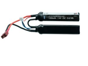 STRIKE Li-Pol Battery 7.4V 1300mAh, 25C, T-Dean - Nunchuk STRIKE Li-Pol Battery 7.4V 1300mAh, 25C, T-Dean - Nunchuk